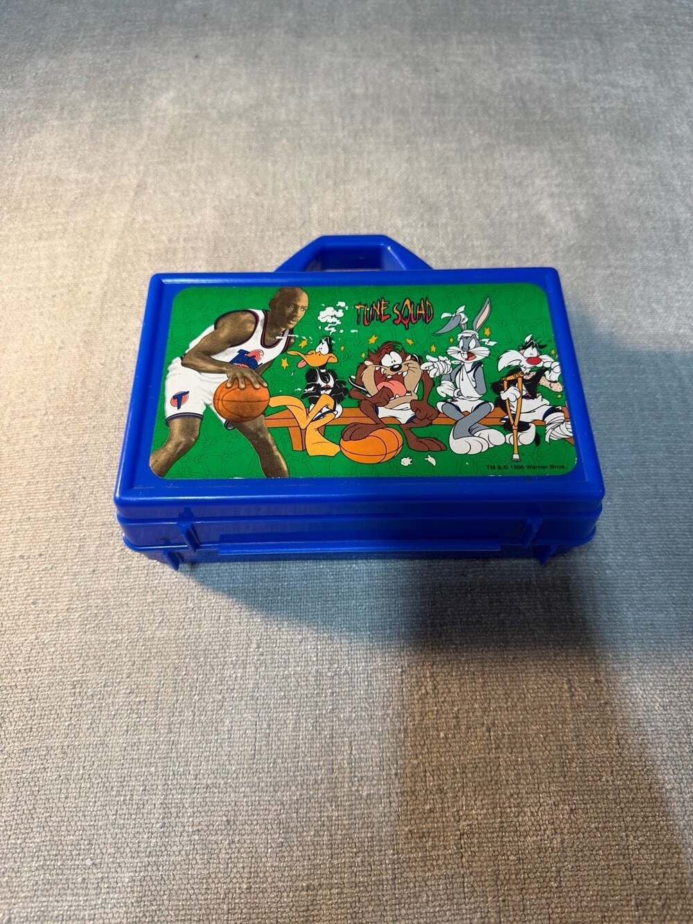 Vintage 1996 Space Jam Tune Squad Plastic Lunch Box